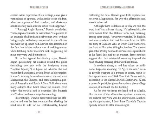 The Book of Nice: A Nice Book About Nice Things for Nice People