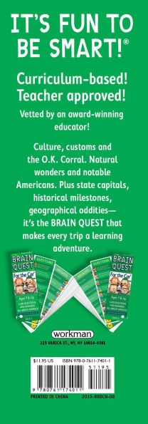 Brain Quest for the Car: 1,100 Questions and Answers All About America