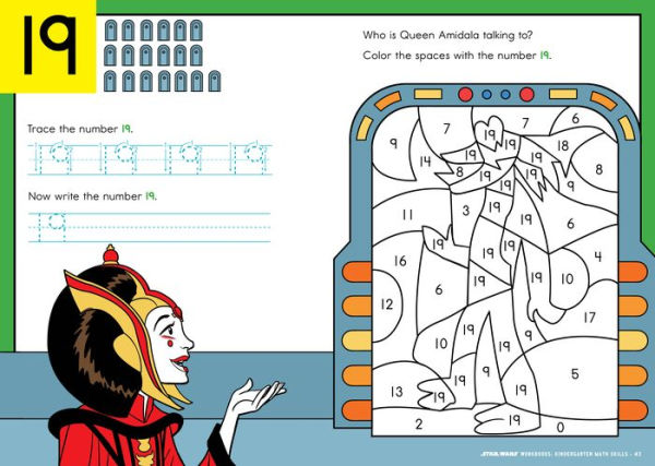 Star Wars Workbook: Kindergarten Math Skills