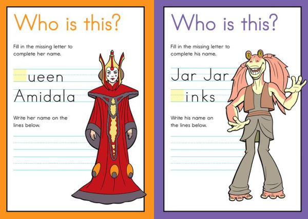 Star Wars Workbook: Kindergarten Writing and ABCs