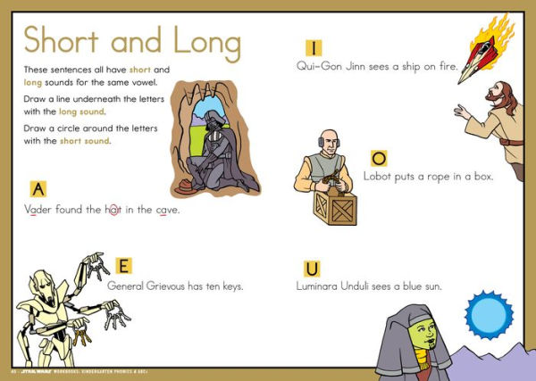 Star Wars Workbook: Kindergarten Phonics and ABCs