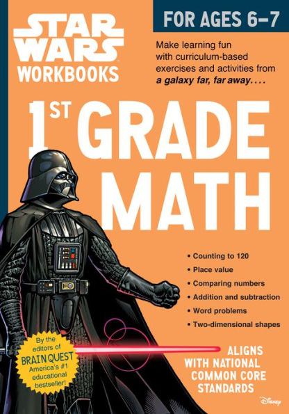 Star Wars Workbook: 1st Grade Math