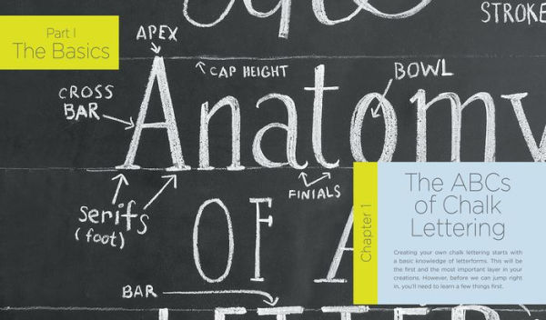 The Complete Book of Chalk Lettering: Create and Develop Your Own Style - INCLUDES 3 BUILT-IN CHALKBOARDS