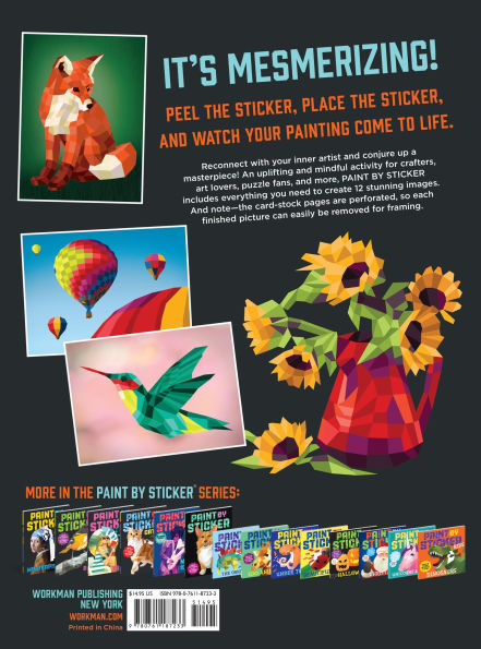Paint by Sticker: Create 12 Masterpieces One Sticker at a Time!