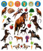 Alternative view 2 of Eyelike Stickers: Horses