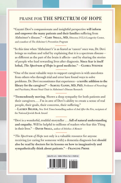 The Spectrum of Hope: An Optimistic and New Approach to Alzheimer's Disease Other Dementias