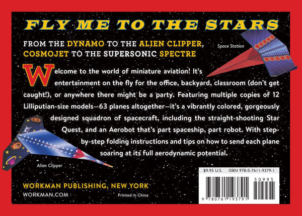 Space Flyers Paper Airplane Book: 63 Mini Planes to Fold and Fly