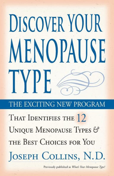 Discover Your Menopause Type: the Exciting New Program That Identifies 12 Unique Types & Best Choices for You