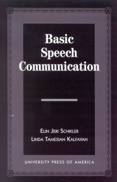 Basic Speech Communication / Edition 1