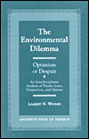 Title: The Environmental Dilemma: Optimism or Despair?, Author: Lambert N. Wenner