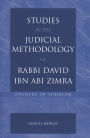Studies in the Judicial Methodology of Rabbi David ibn Abi Zimra