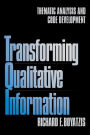 Transforming Qualitative Information: Thematic Analysis and Code Development