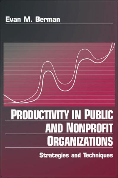 Productivity in Public and Non Profit Organizations: Strategies and Techniques / Edition 1