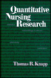 Title: Quantitative Nursing Research, Author: Thomas R. Knapp