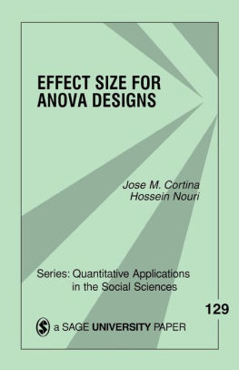 effect size for anova designs edition 1 by jose m cortina 2011 effect size anova
