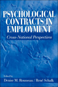 Title: Psychological Contracts in Employment: Cross-National Perspectives / Edition 1, Author: Denise M. Rousseau