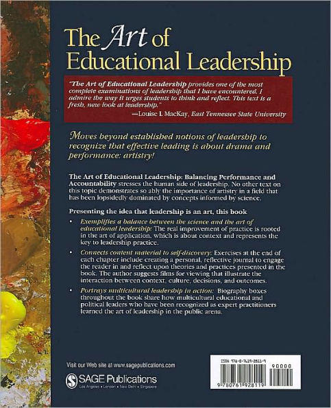 The Art of Educational Leadership: Balancing Performance and Accountability / Edition 1