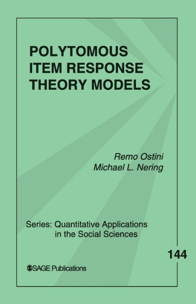 Polytomous Item Response Theory Models / Edition 1