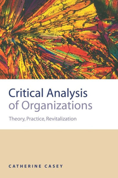 Critical Analysis of Organizations: Theory, Practice, Revitalization / Edition 1