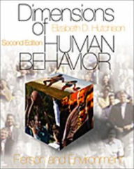 Title: Dimensions of Human Behavior / Edition 2, Author: Elizabeth D. Hutchison