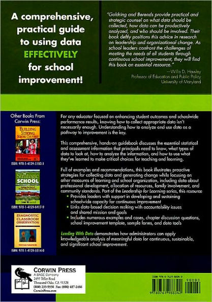 Leading With Data: Pathways to Improve Your School / Edition 1