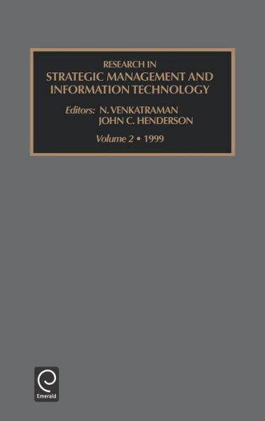 Research in Strategic Management and Information Technology / Edition 1