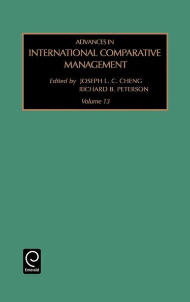 Advances in International Comparative Management / Edition 1