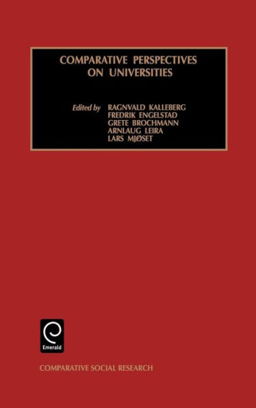 Comparative Perspectives on Universities / Edition 1