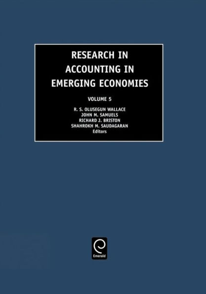 Research in Accounting in Emerging Economies / Edition 1