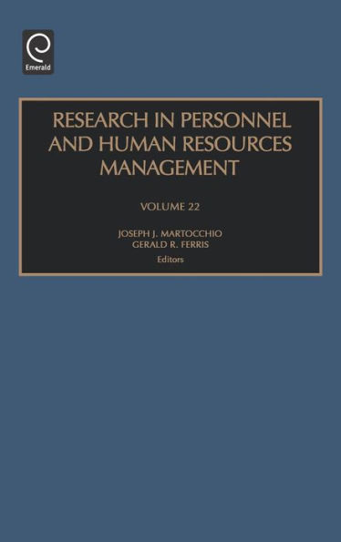 Research in Personnel and Human Resources Management / Edition 1