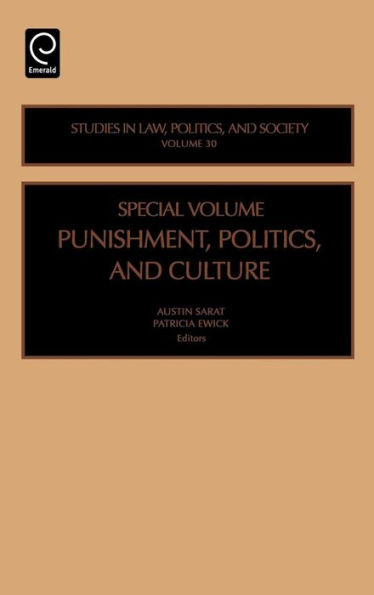 Punishment, Politics and Culture / Edition 1