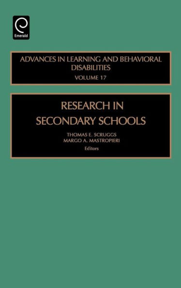 Research in Secondary Schools / Edition 1