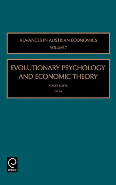 Evolutionary Psychology and Economic Theory / Edition 1