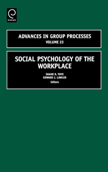 Social Psychology of the Workplace / Edition 1