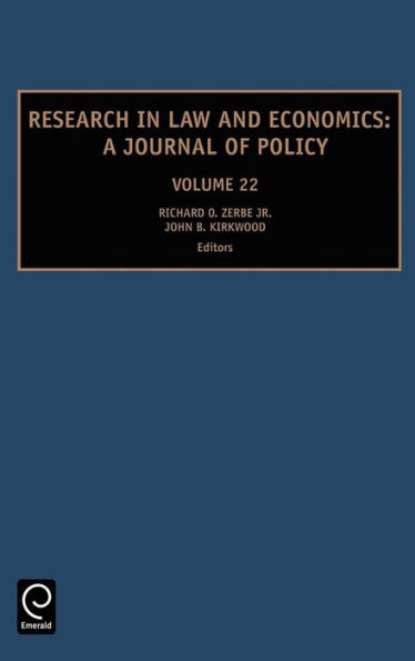 Research in Law and Economics: A Journal of Policy