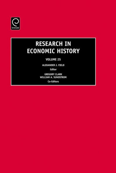 Research in Economic History / Edition 1