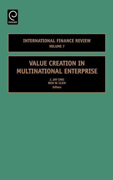 Value Creation in Multinational Enterprise / Edition 1