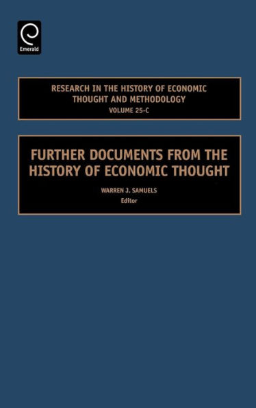 Further Documents from the History of Economic Thought / Edition 1