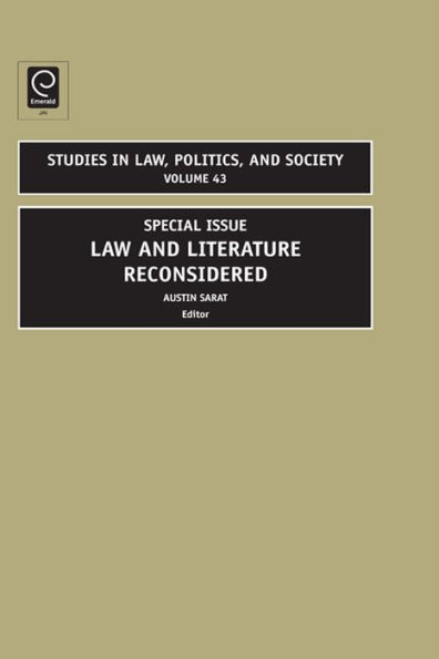 Law and Literature Reconsidered: Special Issue / Edition 1
