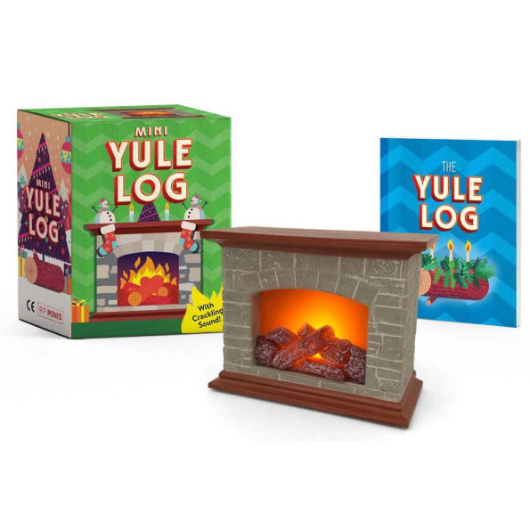 Mini Yule Log: With crackling sound!
