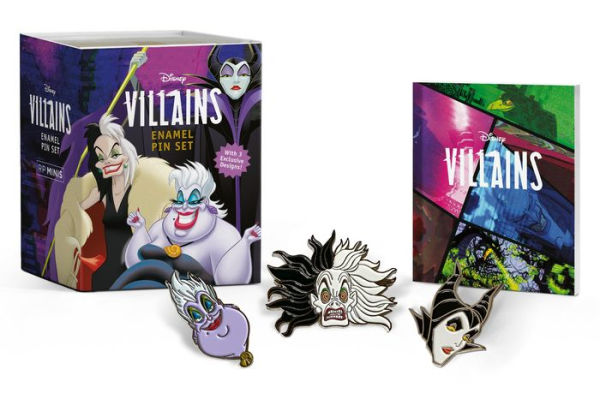 Disney Villains Enamel Pin Set