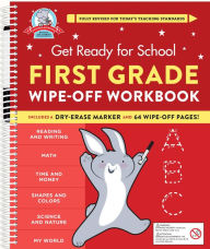 Free digital books download Get Ready for School: First Grade Wipe-Off Workbook by 