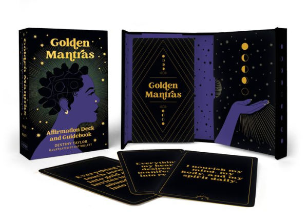 Golden Mantras: Affirmation Deck and Guidebook