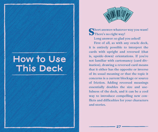 The Writer's Oracle Deck & Guidebook: 50 Cards to Inspire Your Writing