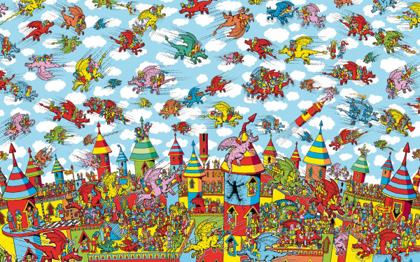 Where's Waldo? The Fantastic Journey: Deluxe Edition with New Searches and Collectible Poster (A Hidden Object Activity Book with Search & Find Puzzles and Spot-the-Difference Game)