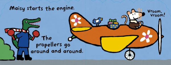 Maisy's Plane: (A Cloud-Shaped Board Book About Maisy the Mouse's Airplane Adventure for Toddlers and Kids Ages 0-3)