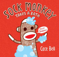 Title: Sock Monkey Takes a Bath, Author: Cece Bell