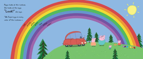 Peppa Pig and the Easter Rainbow: (Colorful Egg Hunt Adventure for Toddlers, Preschoolers, and Kids Ages 2-5)