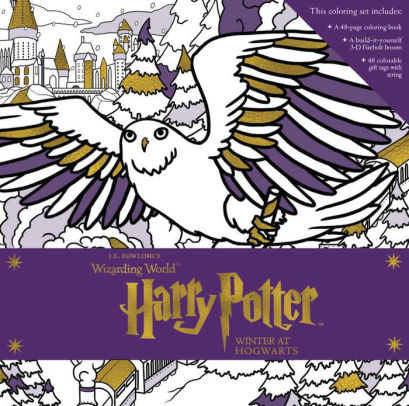 Download Harry Potter Winter At Hogwarts A Magical Coloring Set By Insight Editions Other Format Barnes Noble