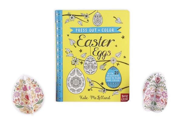 Press Out and Color: Easter Eggs